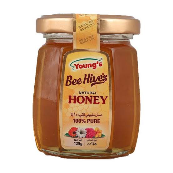 Youngs Natural Honey 125 Grms Jar