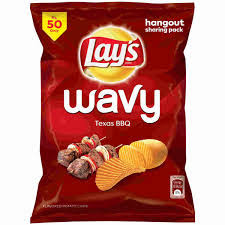 Lays Wavy Bbq 30Gm Rs.50