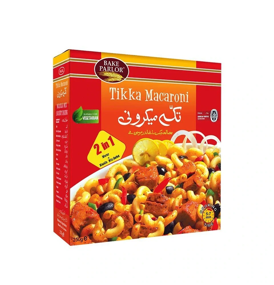 B-P Tikka Macaroni 250 Grms