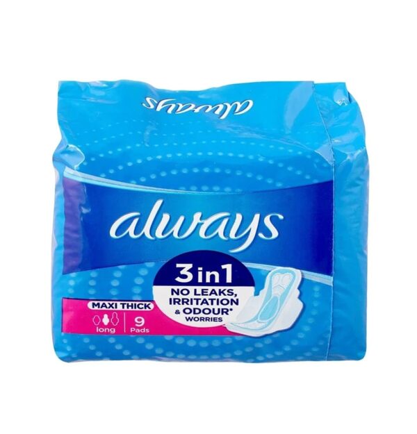 Always Maxi Thick 9 Pads Long