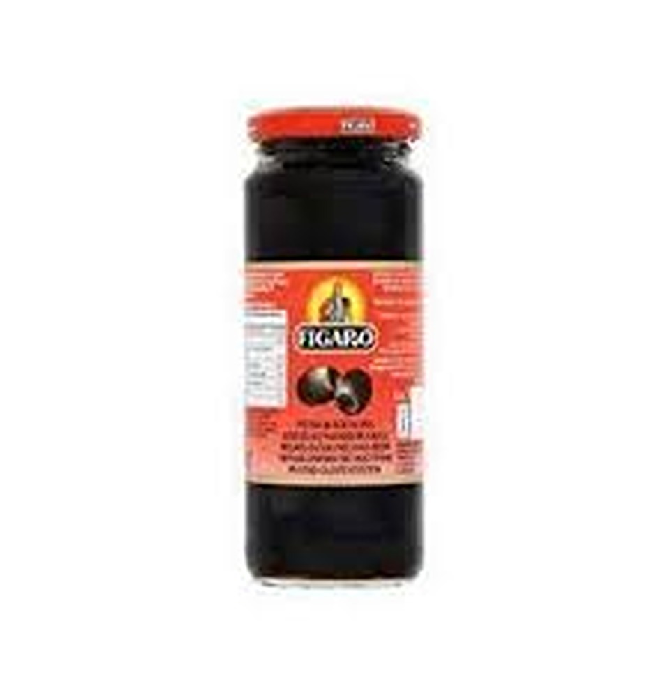 Figaro Pitted Black Olives 340G