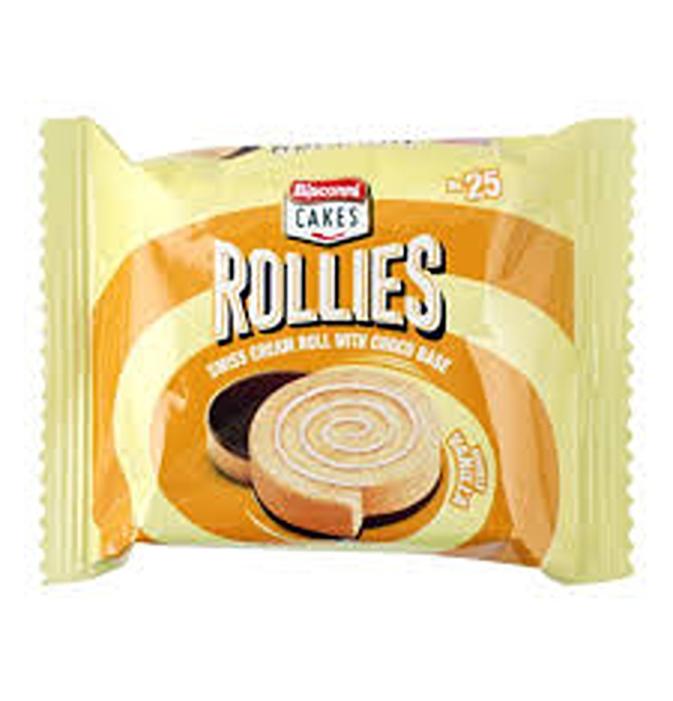 Bisconni Rollies S Cream Roll Rs 35