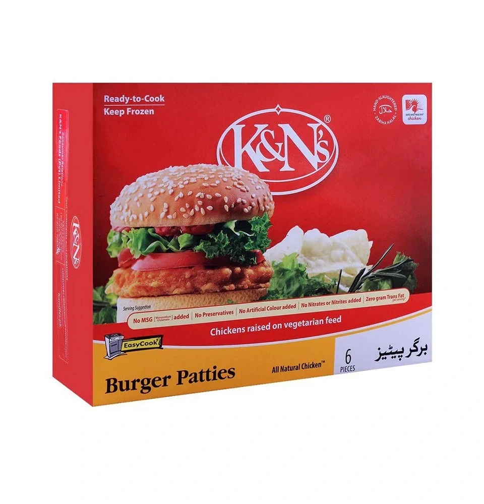 K-N Burger Patties 6P 400G