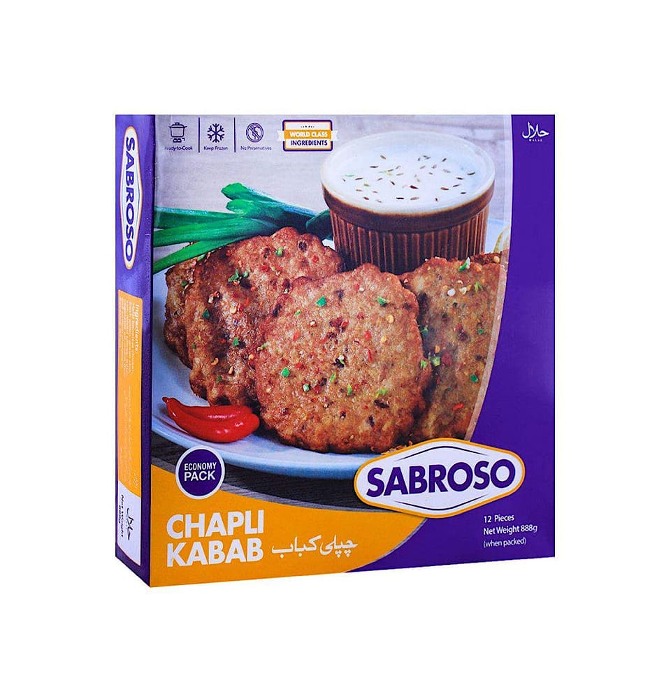 Sabroso Seekh Kabab 18P 540 G