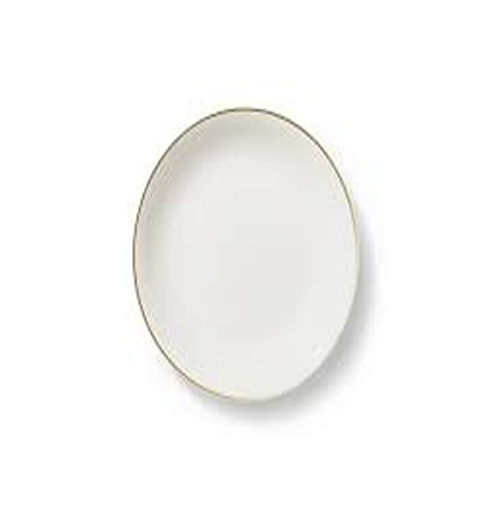 Soup Plate Bone Golden