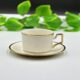Cup Saucer Set Bone Golden