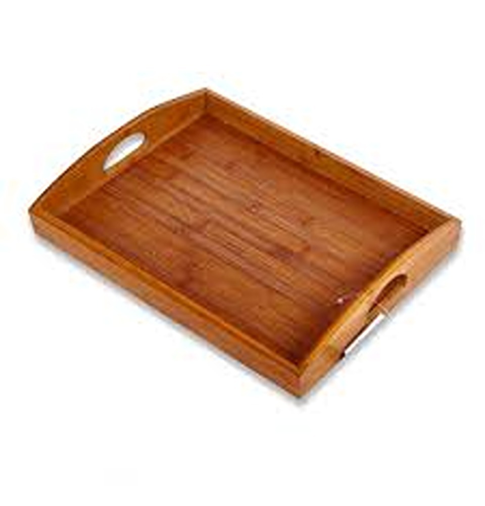 Serving Tray Med Bamboo