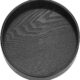 Black Tray round  Medium