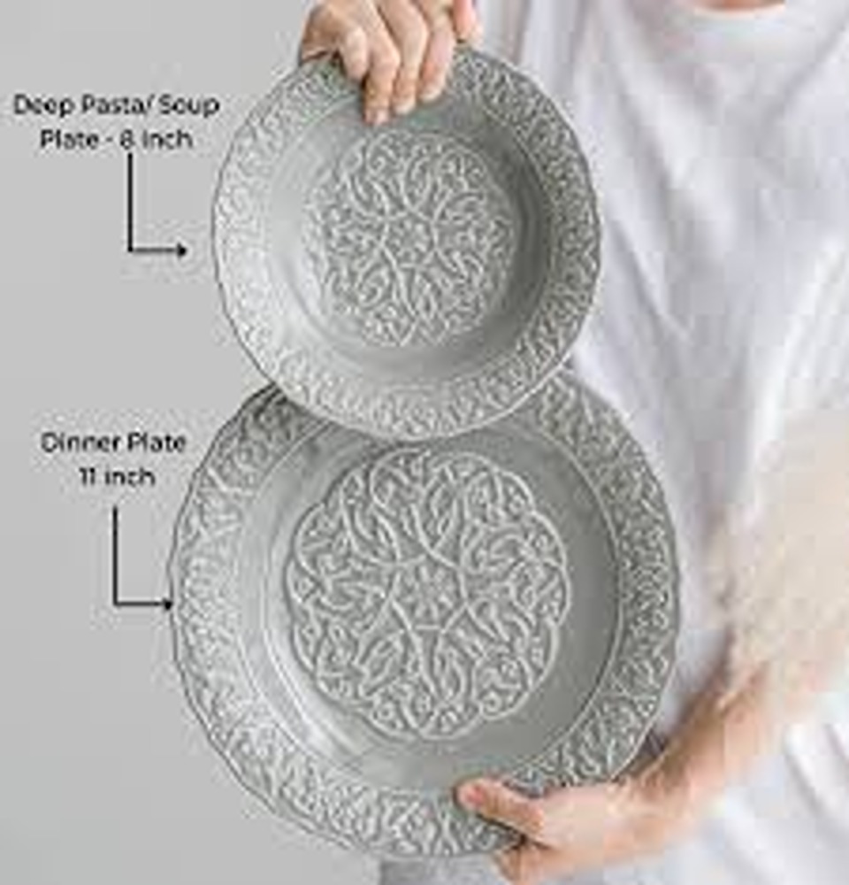 Plate Embosed Midium