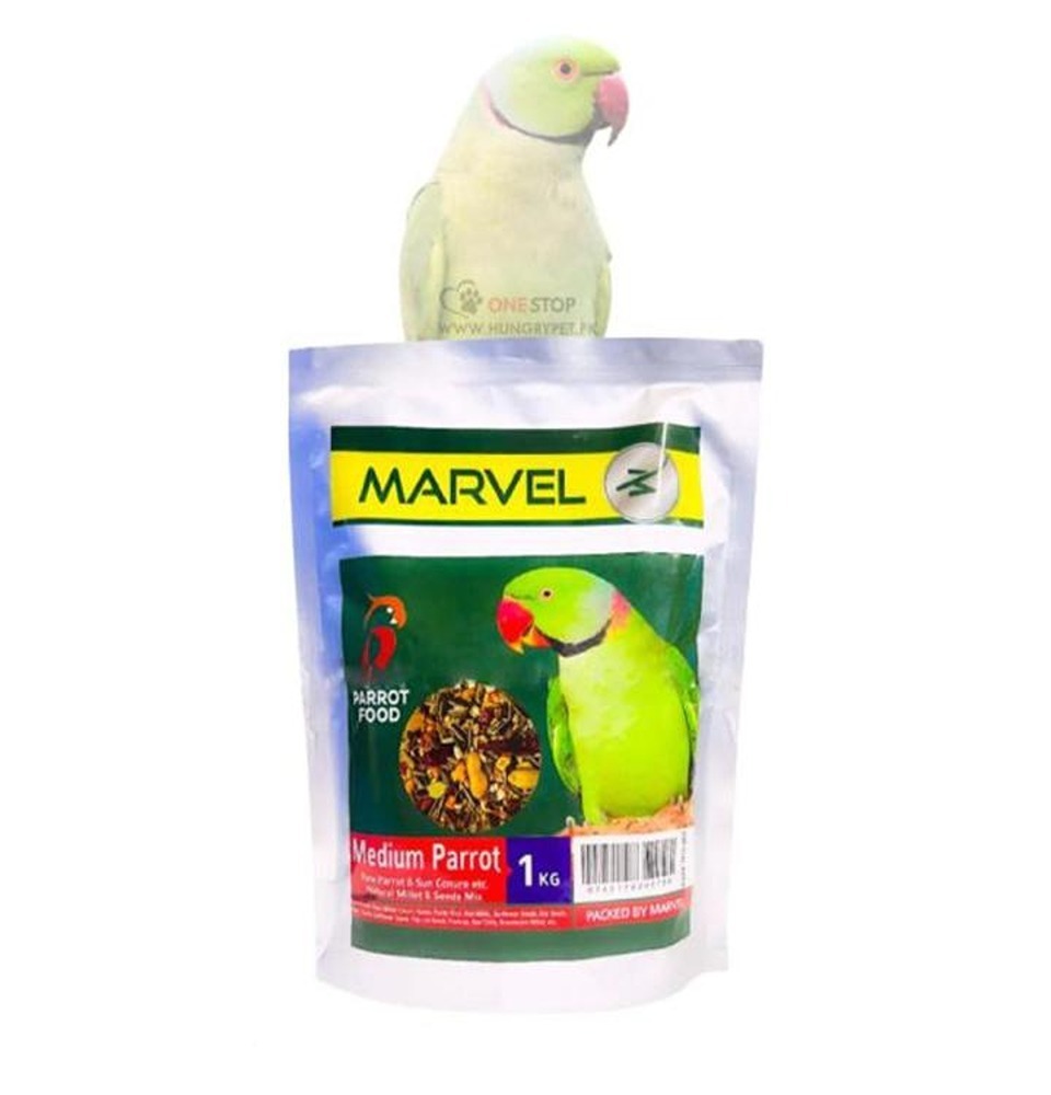 Marvel Parrot Food 1Kg Medium Parrot