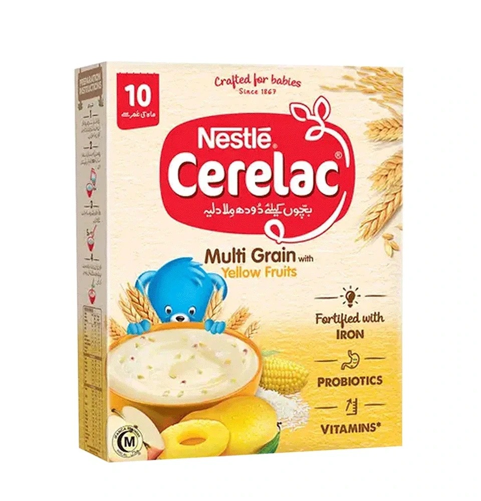 Nestle Cerelac M-G Yellow Fruits 175 Grms