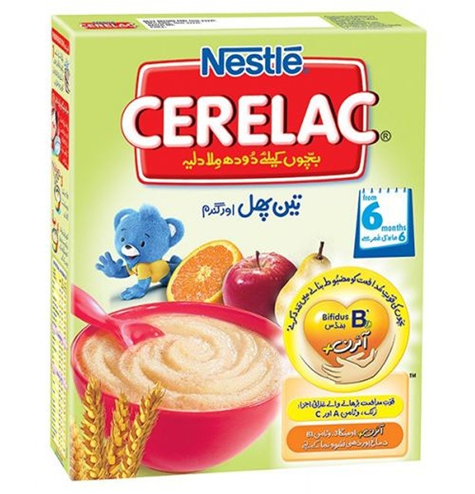 Nestle Cerelac Three Fruits 350 G