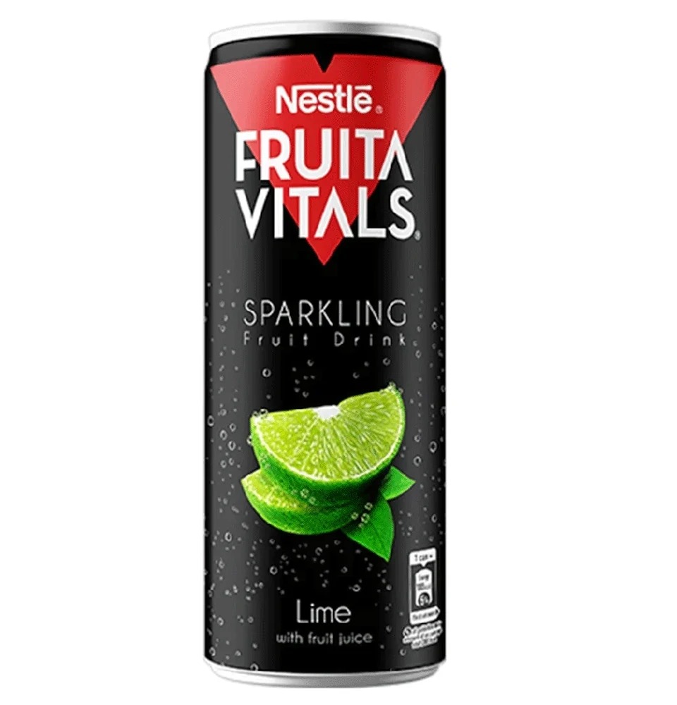 Nfv Sparkling Lime Can 250Ml