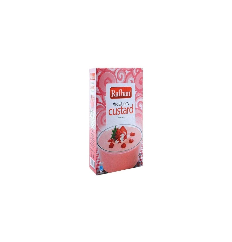 Rafhan  Custard 275 Grms  Strawberry