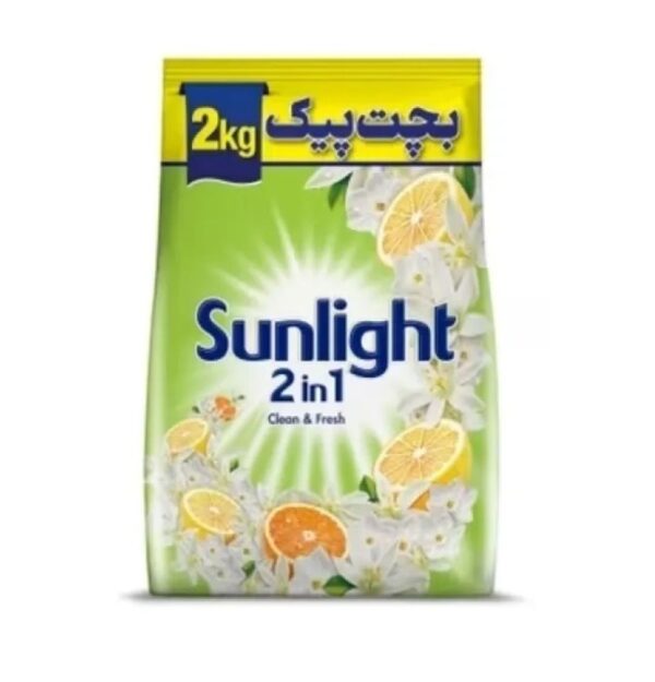 Sunlight 2 In 1 Lemon Fresh 2Kg