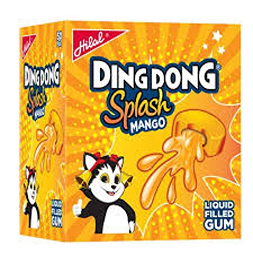 Hilal Dingdong Splash Mango B-Gums 24 Pcs