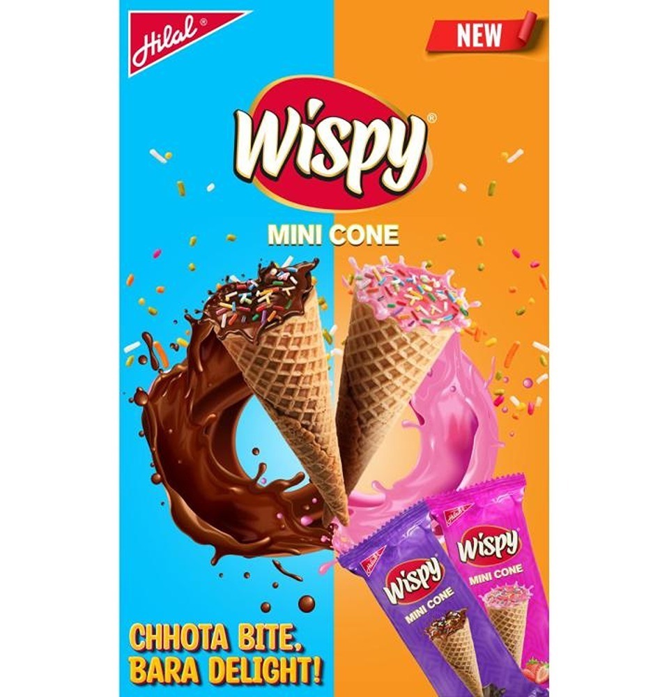 Hilal Wispy Mini Cone Choco Rs 15