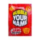 Candy Land Bubble Your Name 25Pcs