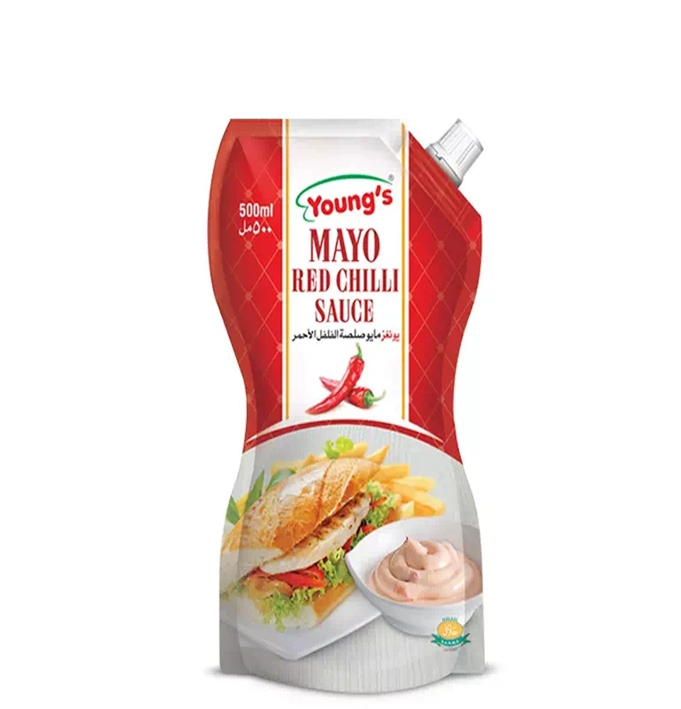 Youngs Mayo Red Chilli Sauce 500 Ml