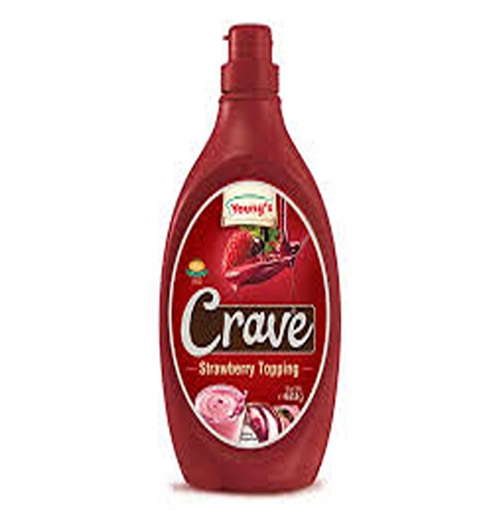 Crave Strawberry Topping 623 Grms