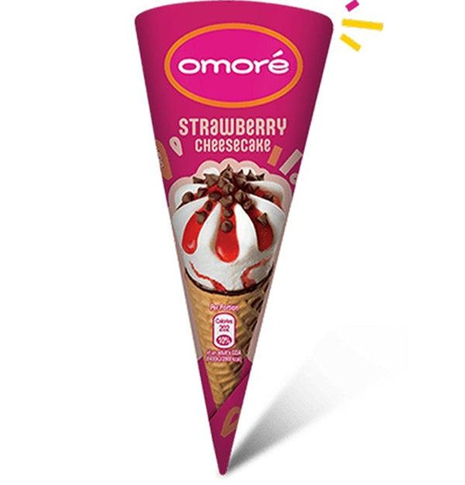 Omore Cone Strw-Van 100Ml