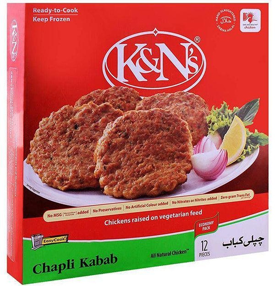 K-N Chapli Kabab 12P E-P 900G