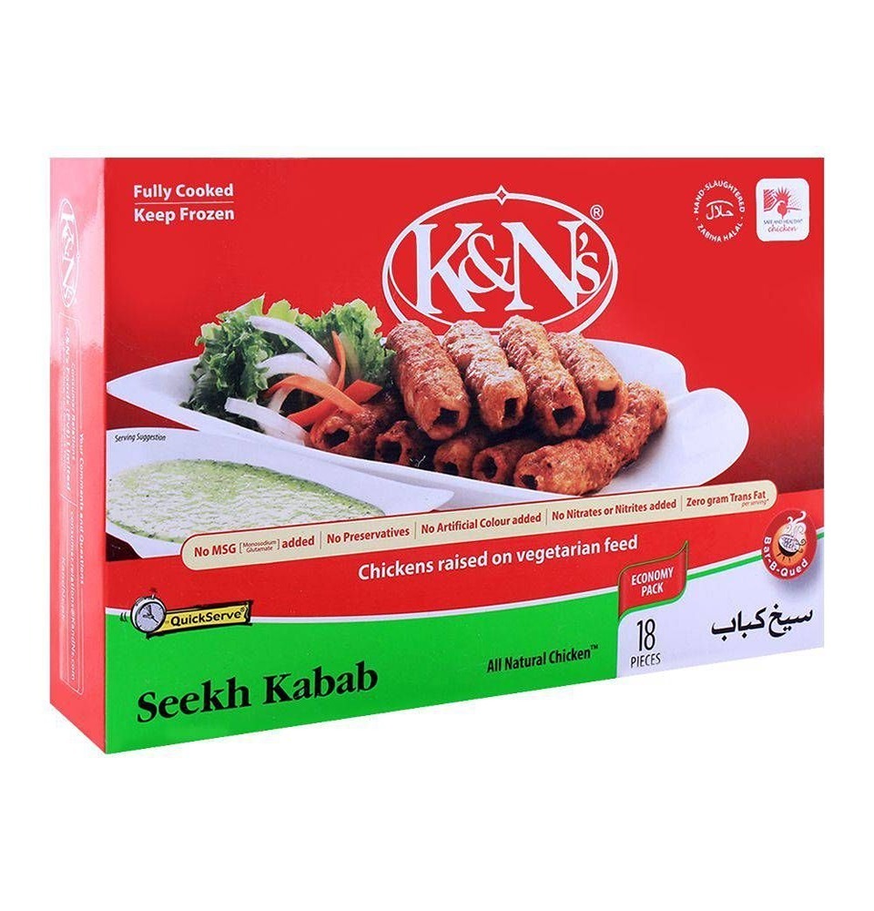 K-N Seekh Kabab 18P 540G