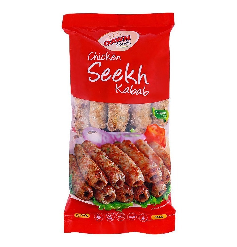 dawn Chicken Seekh Kabab 18P