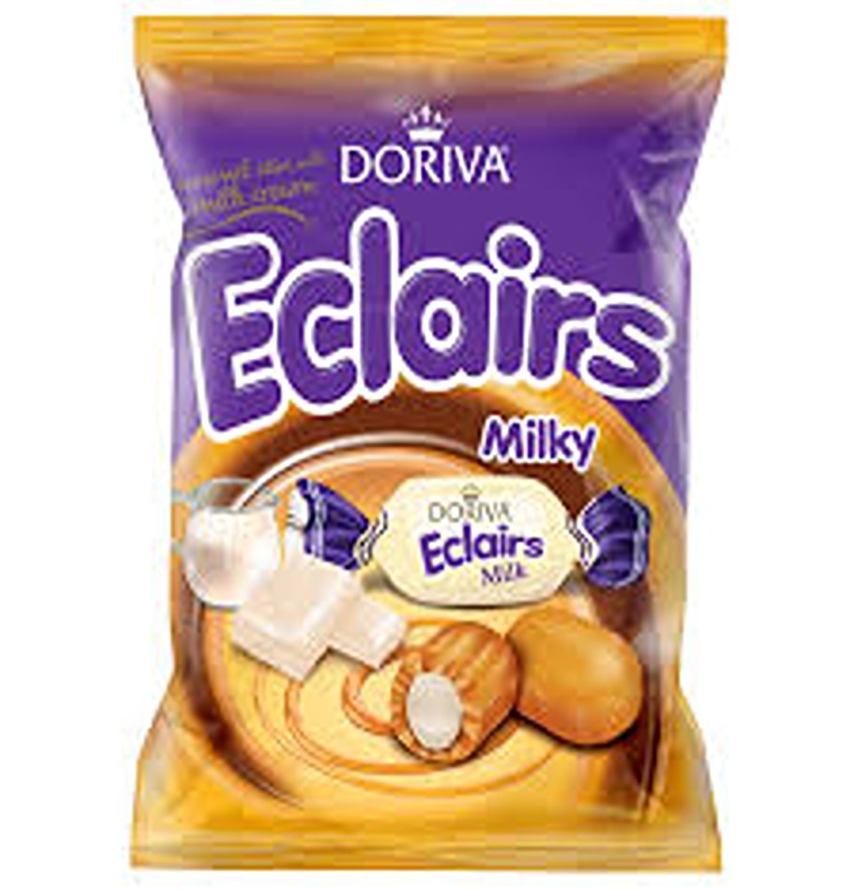 Doriva Eclairs Chocolate 1000Gm Bag